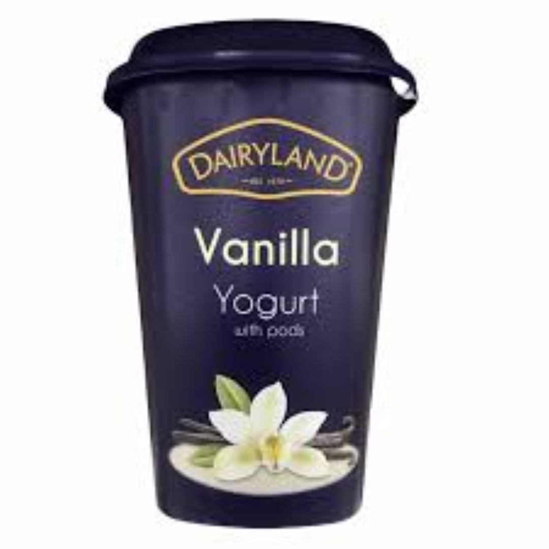 DAIRYLAND YOG VANILLA WITH PODS 150G